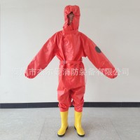 厂家批发轻型二级防化服抢险救援半密封防护服装消防灭火防护服