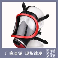 防毒面具全面罩消防喷漆应急脸罩全脸防护放毒氧气呼吸器防尘口罩